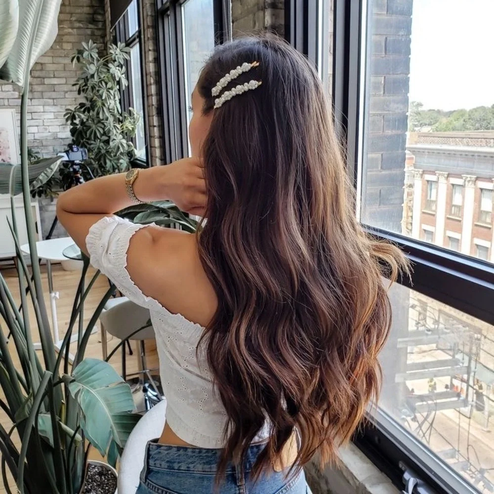 Faux Pearl Jumbo Hair Barrette